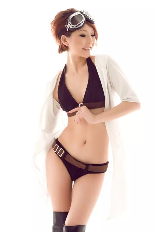 Xgyw.Org_玲珑美少女黑色内衣性感写真21P