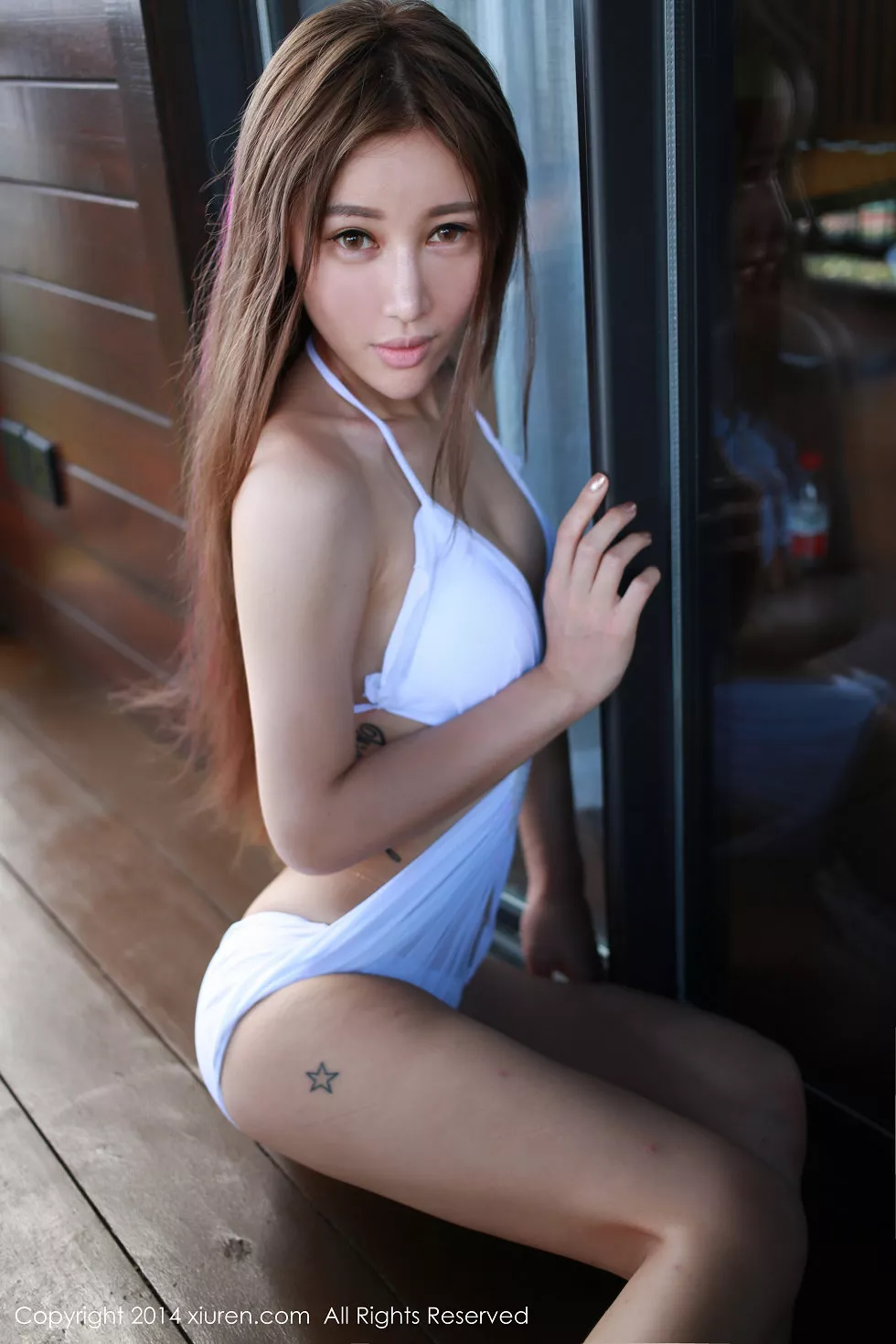 Xgyw.Org_XiuRen第145期_嫩模美女叶籽亿黑白内衣系列诱惑写真50P