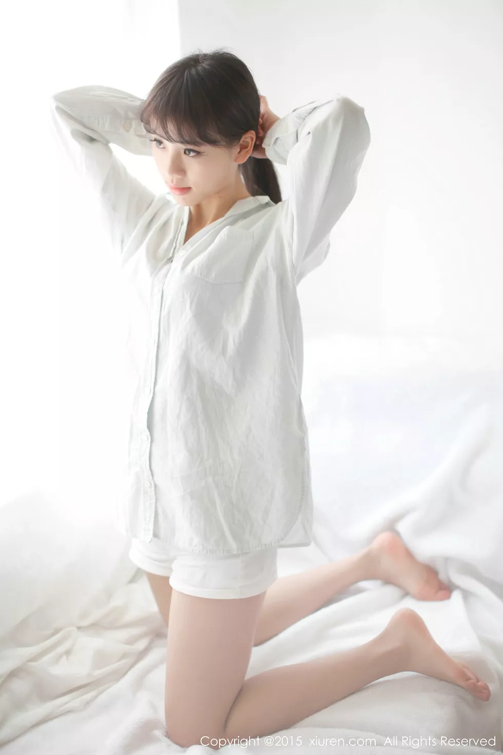 Xgyw.Org_XiuRen第318期_嫩模美女七米baby红色格子裙学生装性感写真112P