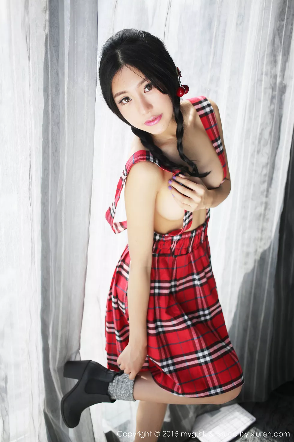 Xgyw.Org_[MyGirl美媛馆]Vol.091_嫩模绮里嘉ula泰国旅拍性感红色比基尼完美身材写真54P