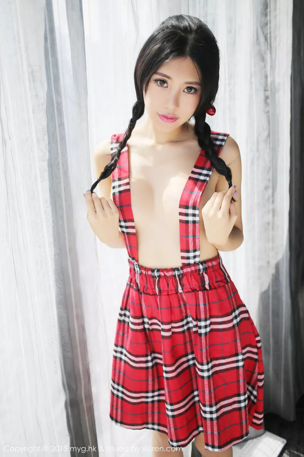 Xgyw.Org_[MyGirl美媛馆]Vol.091_嫩模绮里嘉ula泰国旅拍性感红色比基尼完美身材写真54P