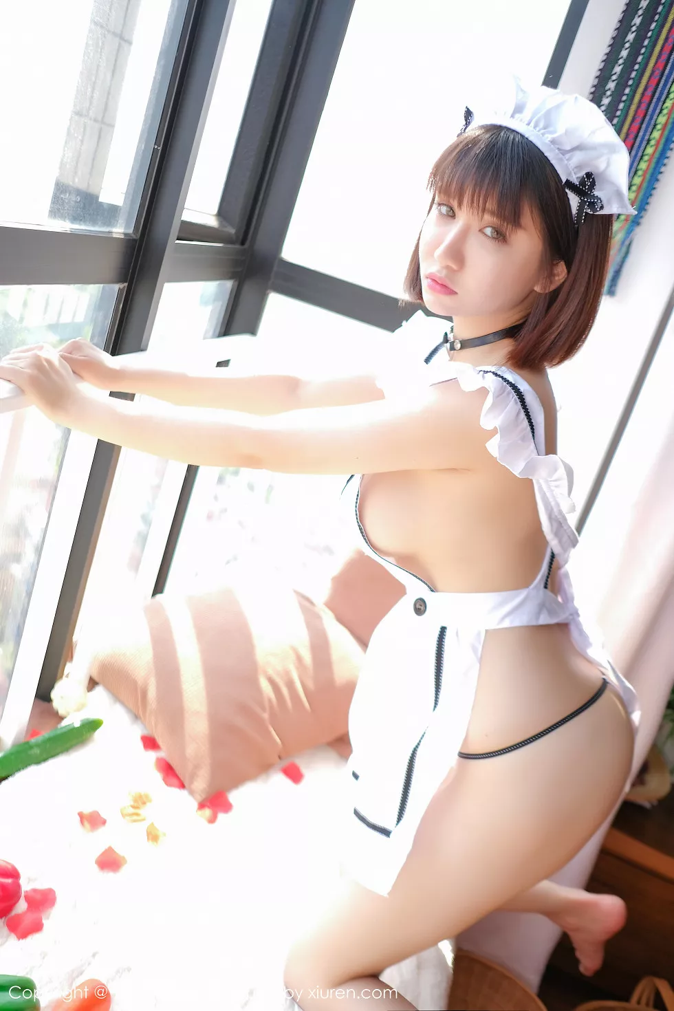Xgyw.Org_[UXING优星馆]Vol.058_嫩模K8傲娇萌萌居家女仆装侧露美乳黄瓜主题撩人诱惑写真40P