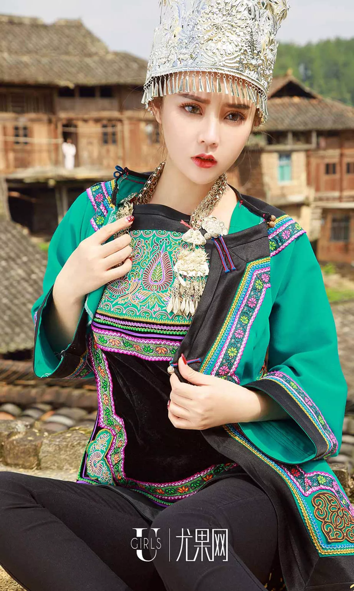 Xgyw.Org_[Ugirls爱尤物]No.906_嫩模爱丽莎粉色薄纱衣配白色丁字裤秀完美身材性感写真40P