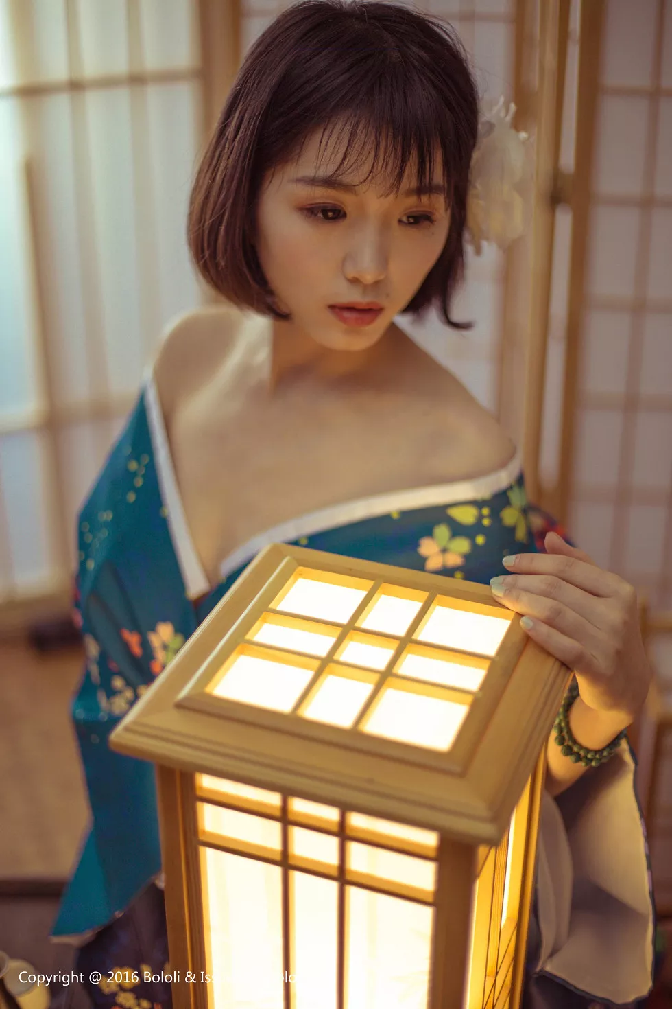 Xgyw.Org_[BoLoli波萝社新刊]Vol.132_气质美女库库居家日系和服半露酥胸性感迷人写真34P