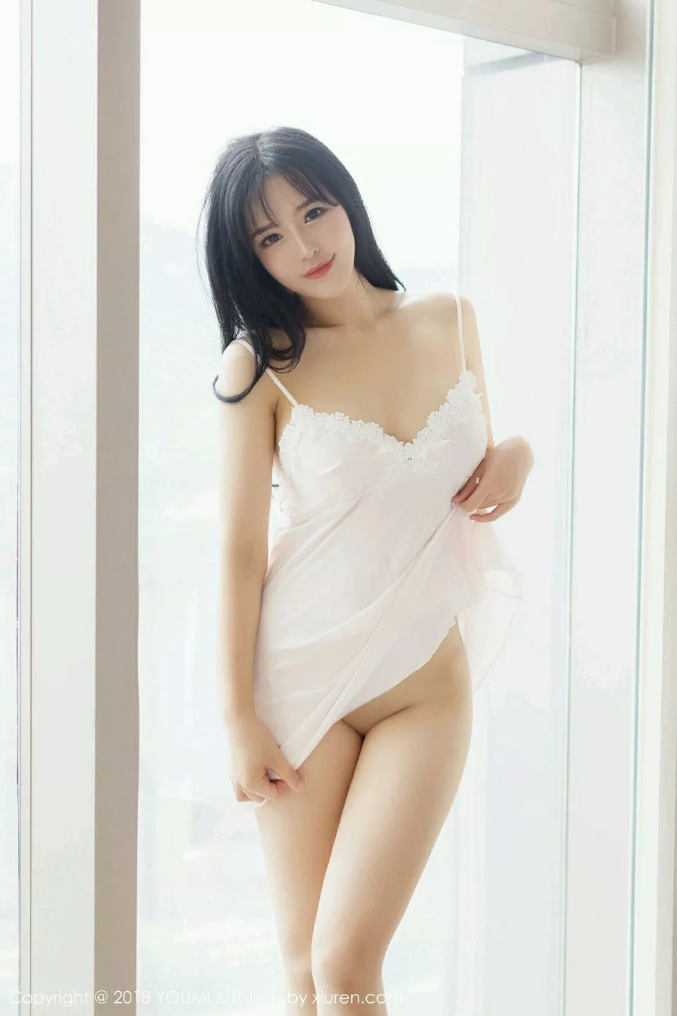 Xgyw.Org_[YouMi尤蜜荟]Vol.143_女神刘钰儿私房白色蕾丝内衣透视秀豪乳翘臀火辣诱惑写真41P