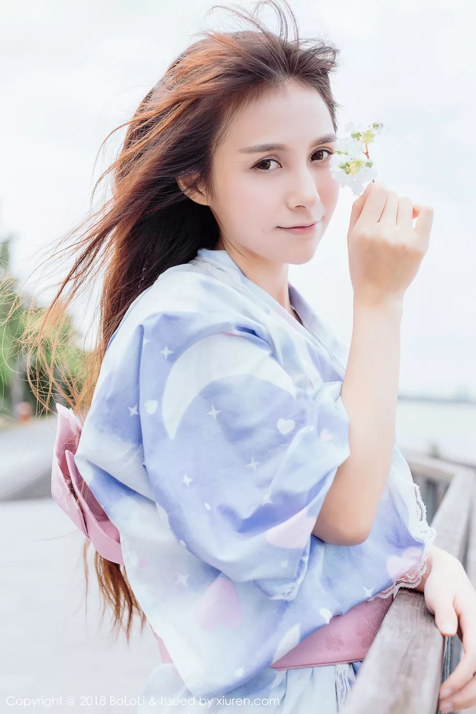 Xgyw.Org_[Tukmo兔几盟]Vol.118_嫩模夏美酱户外日系百花裙配白丝袜清新迷人写真61P