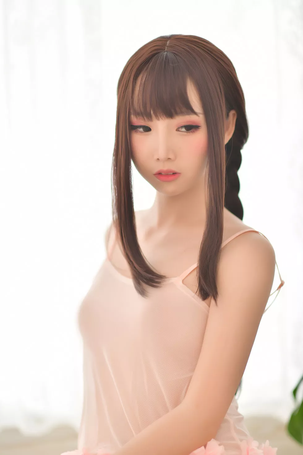 Xgyw.Org_[Cosplay精选]面饼仙儿之小女友私房粉色内衣秀完美身材性感写真22P