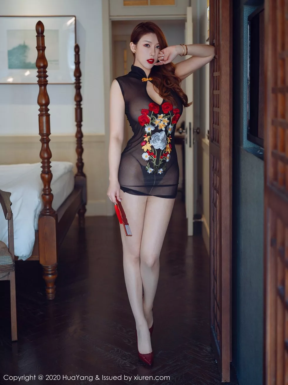 Xgyw.Org_[HuaYang花漾]Vol.333_女神Egg-尤妮丝杭州旅拍黑色精致薄透服饰秀丰满身材诱惑写真55P