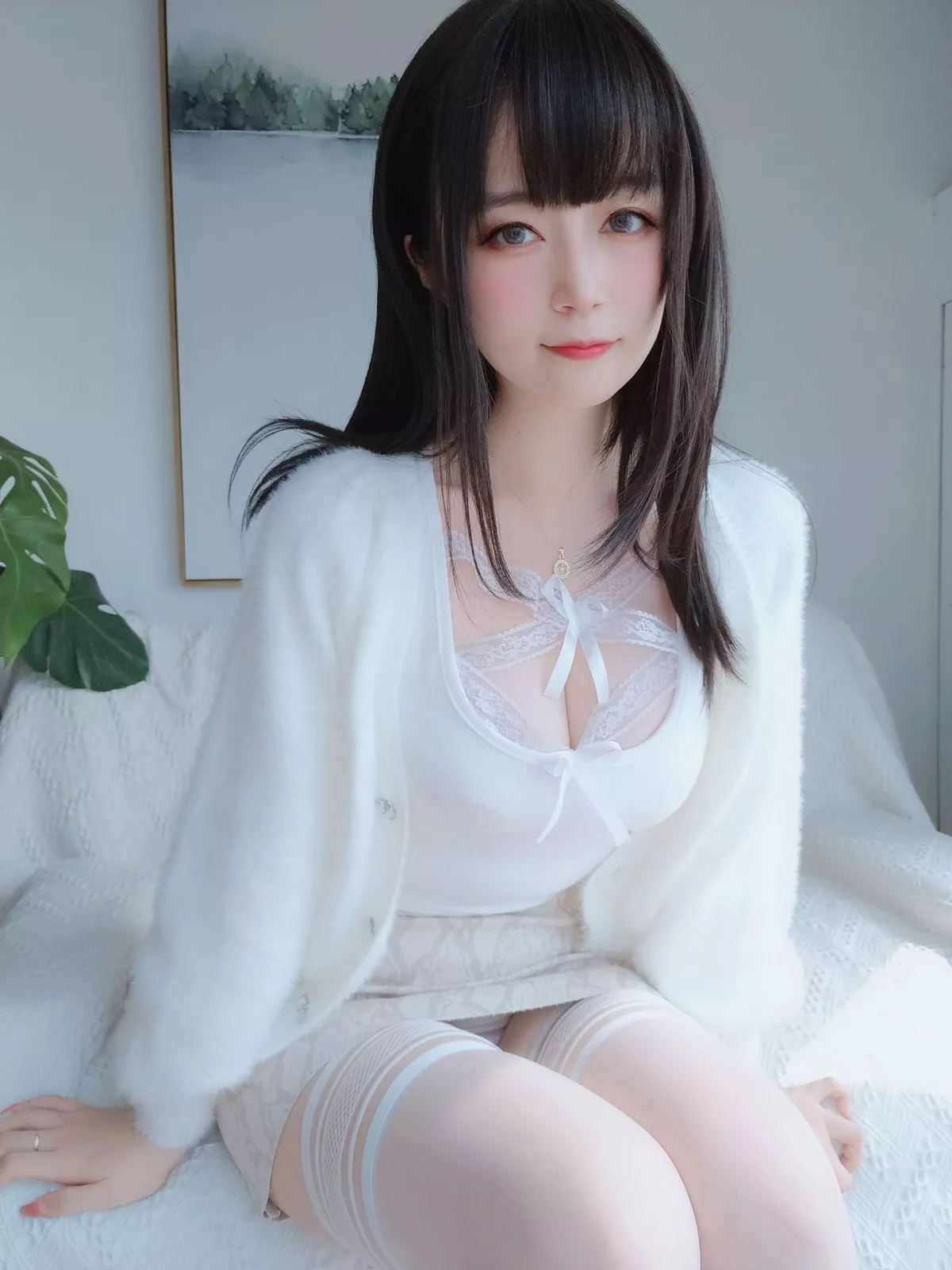 Xgyw.Org_Coser小姐姐白银81白蕾丝主题私房性感内衣配白丝袜秀完美身材诱惑写真106P