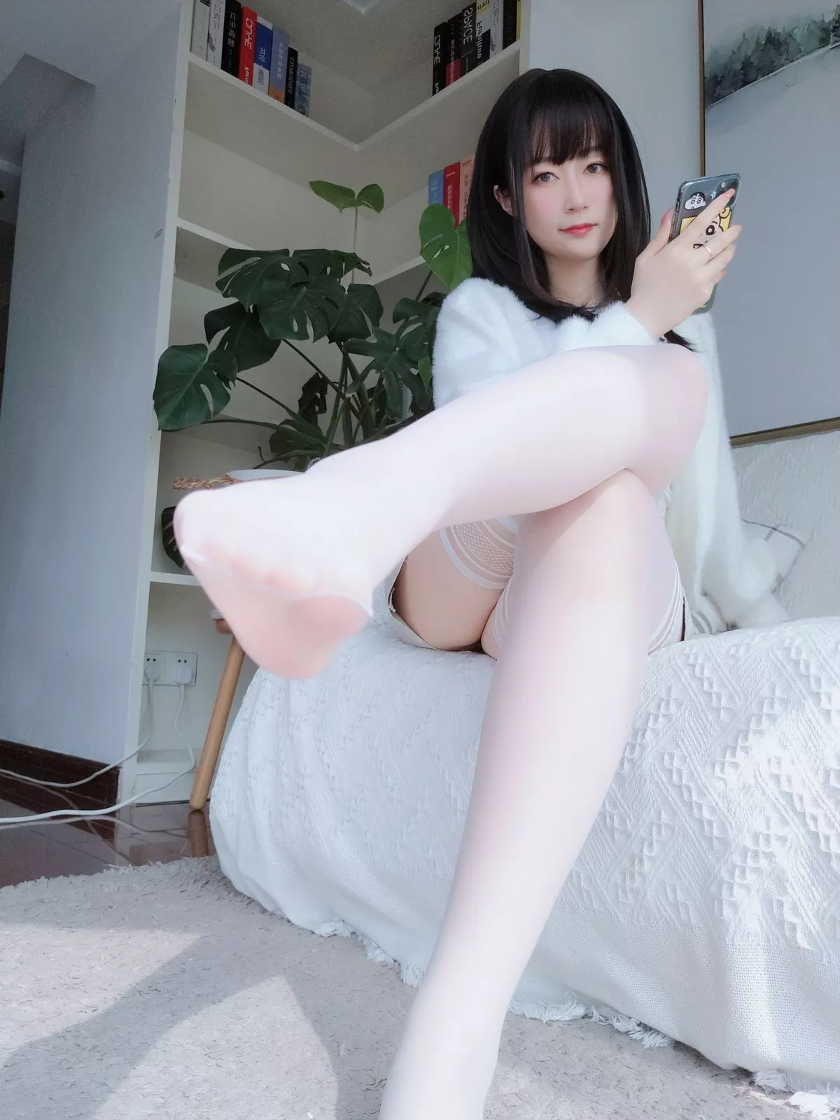 Xgyw.Org_Coser小姐姐白银81白蕾丝主题私房性感内衣配白丝袜秀完美身材诱惑写真106P