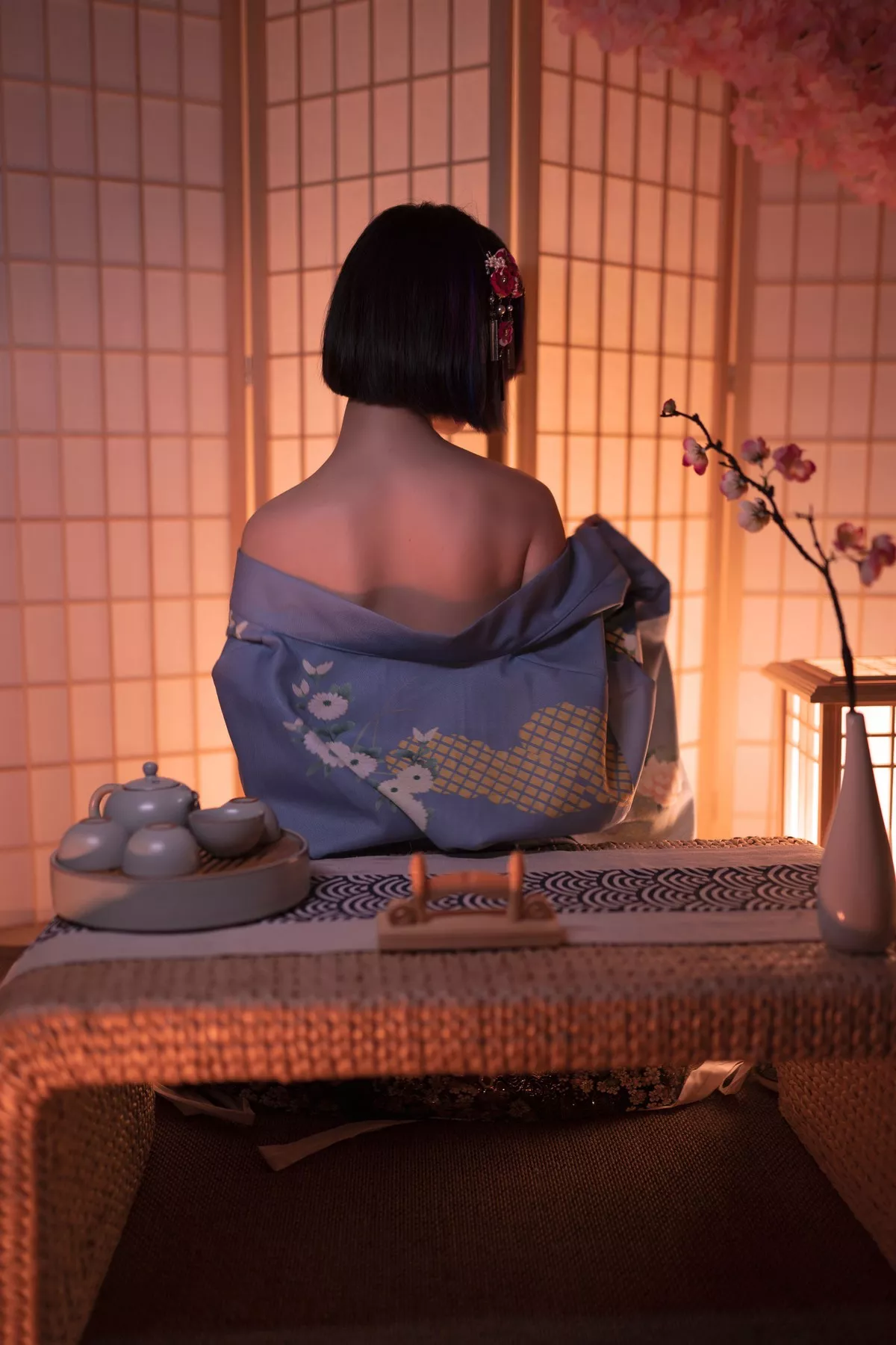 Xgyw.Org_COS福利美少女晕崽樱之诱惑主题私房日系风性感和服露白嫩美腿迷人写真34P