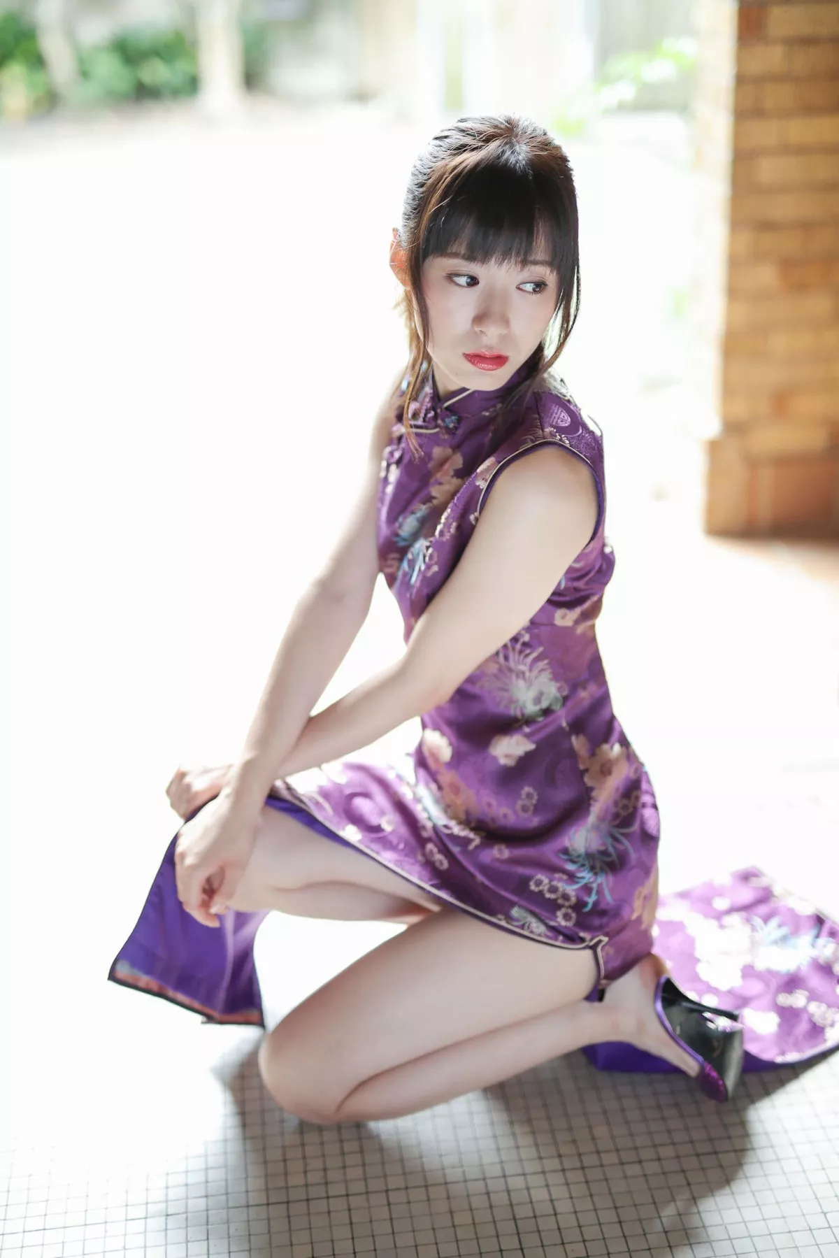 Xgyw.Org_日本美女生田衣梨奈性感旗袍主题私房性感旗袍+海边比基尼秀完美身材诱惑写真99P