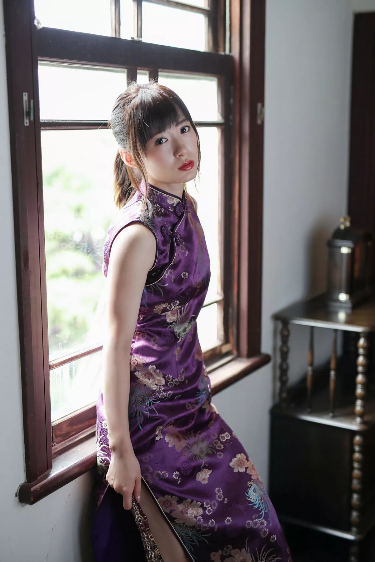 Xgyw.Org_日本美女生田衣梨奈性感旗袍主题私房性感旗袍+海边比基尼秀完美身材诱惑写真99P