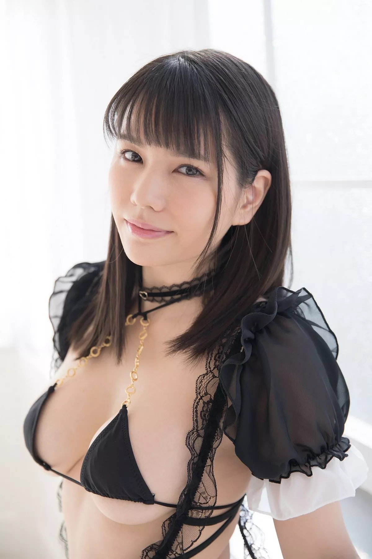 Xgyw.Org_日本美女新垣优香情趣内衣主题私房性感黑色内衣配黑丝袜秀丰满身材诱惑写真40P