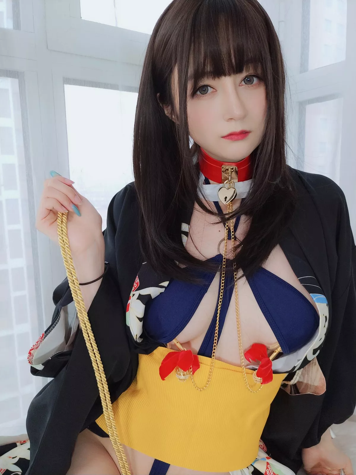 Xgyw.Org_Coser小姐姐白银81和服下的秘密主题私房半脱露情趣内衣秀傲人豪乳诱惑写真64P