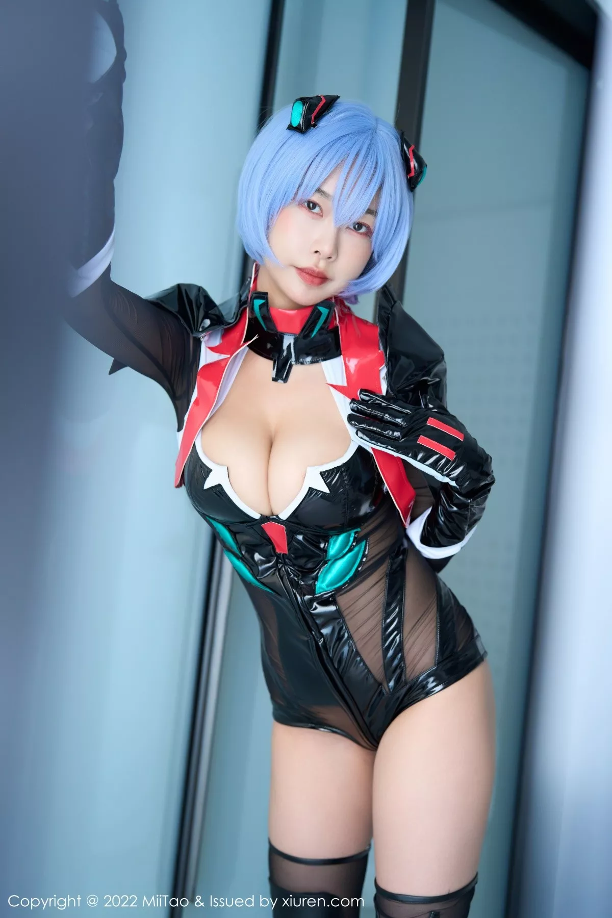 秀人集.com_[MiiTao蜜桃社]Vol.148_新人模特梦乃Mandy私房Cosplay主题低胸连体衣秀豪乳诱惑写真73P