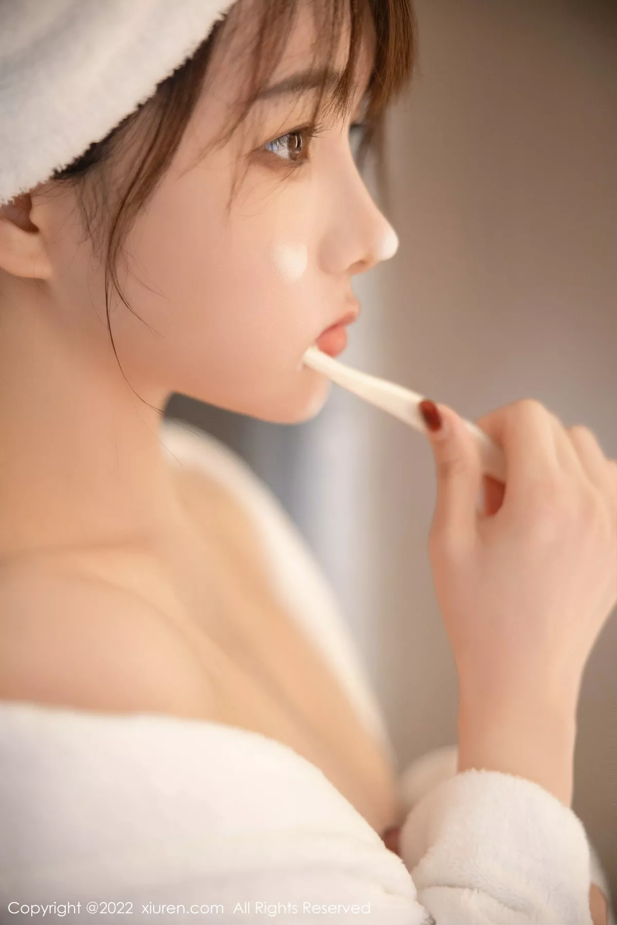 Xgyw.Org_XiuRen第5477期_模特婠婠么私房浴缸性感深蓝色比基尼湿身泡泡浴撩人诱惑写真76P