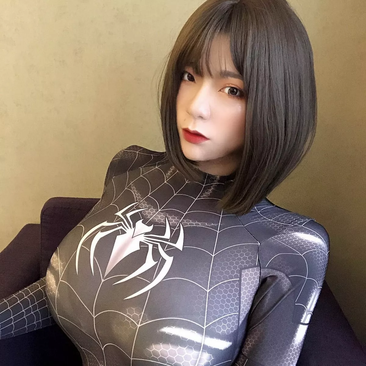 Xgyw.Org_网络美女奶兔biubiu蜘蛛侠妹妹主题性感黑色蜘蛛侠服饰紧身秀完美身材诱惑写真87P