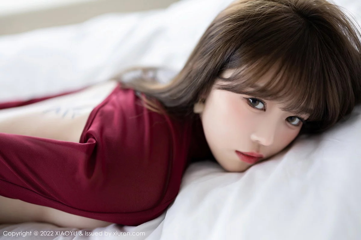 Xgyw.Org_[XiaoYu画语界]Vol.931_模特奶瓶性感红色皮质连衣短裙配黑丝吊袜秀曼妙身姿迷人写真84P