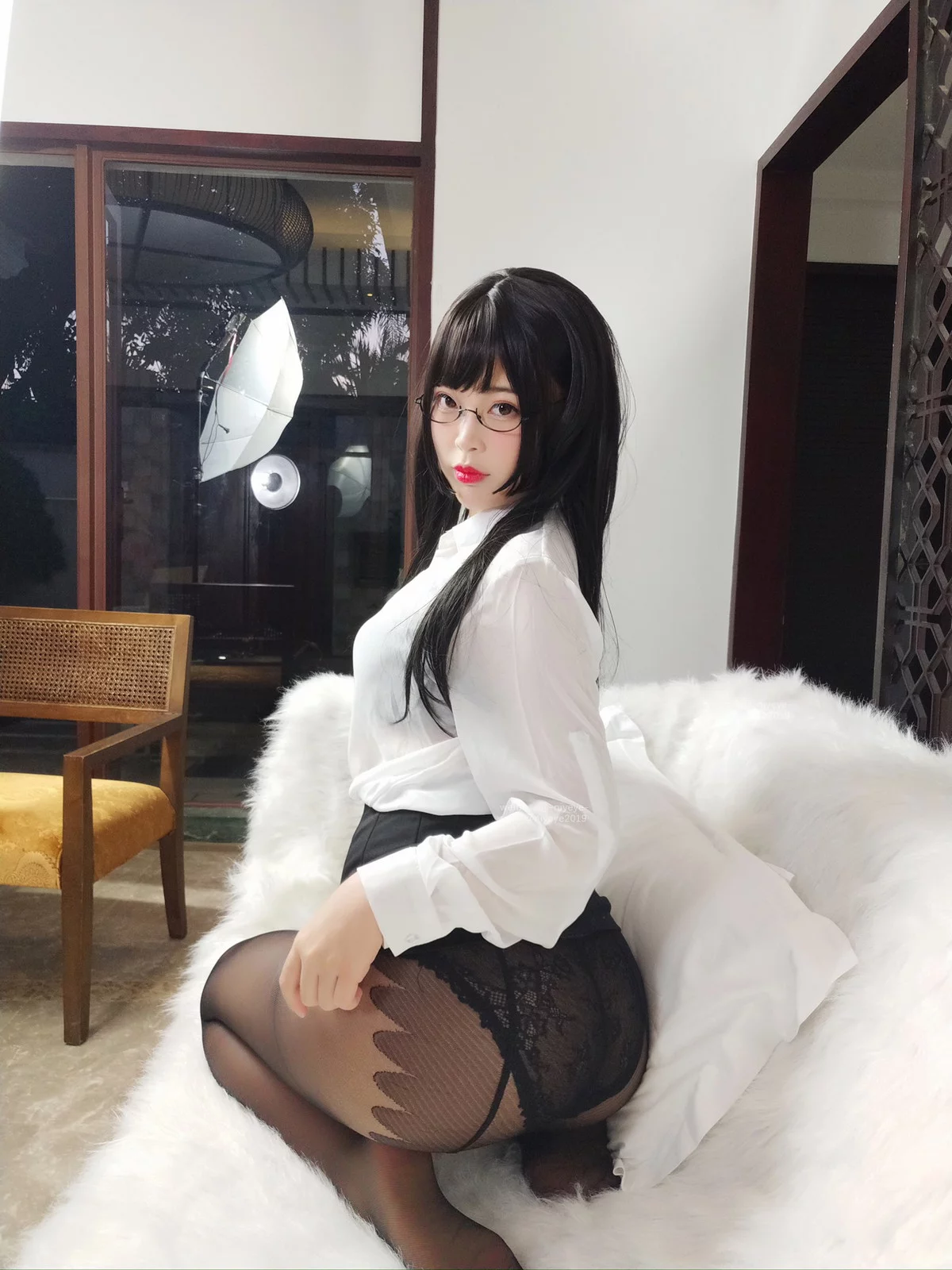 Xgyw.Org_萌系小姐姐白烨家庭教师主题性感白T配黑短裙露超薄黑丝秀翘臀美腿诱惑写真67P