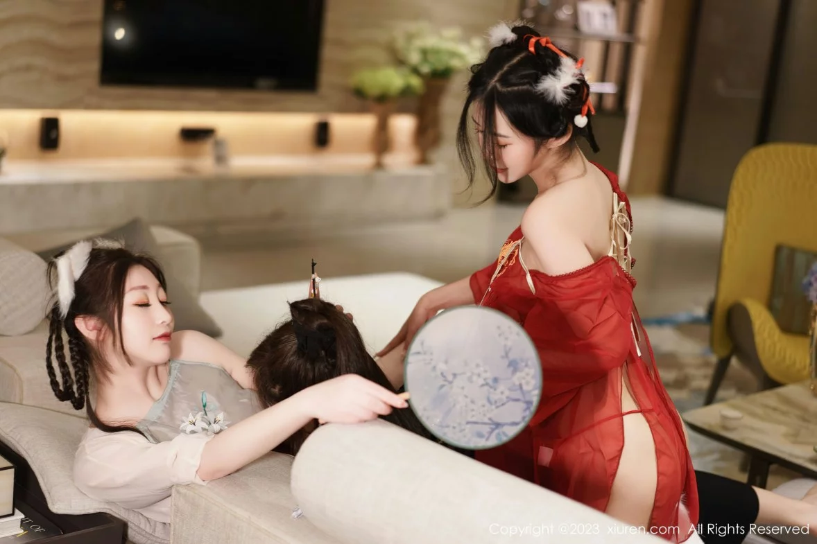 Xgyw.Org_XiuRen第6170期_模特合集女神妲己＆阿姣＆周妍希私房性感古装服饰完美诱惑写真86P