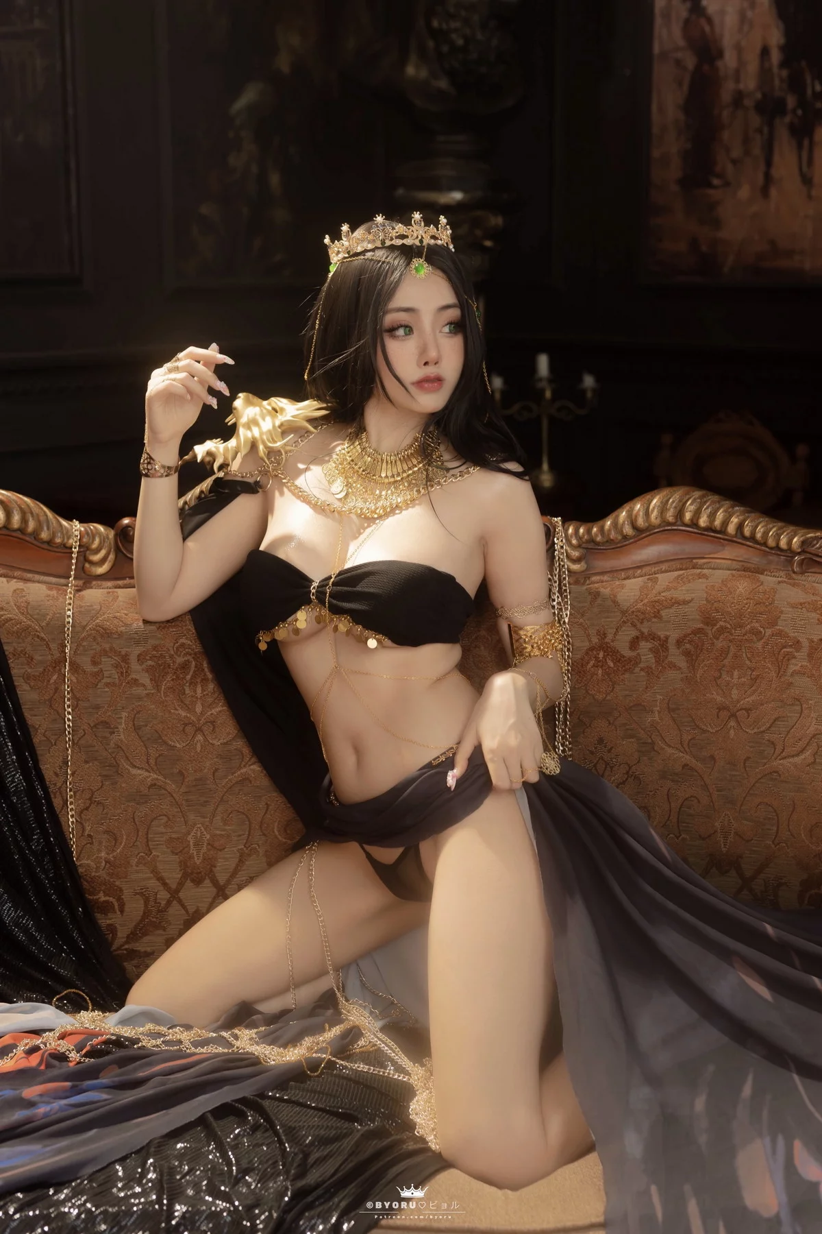 Xgyw.Org_日本性感萝莉Byoru-Cosplay Aeolian Ghostblade主题脱黑色内衣秀丰满身材诱惑写真35P