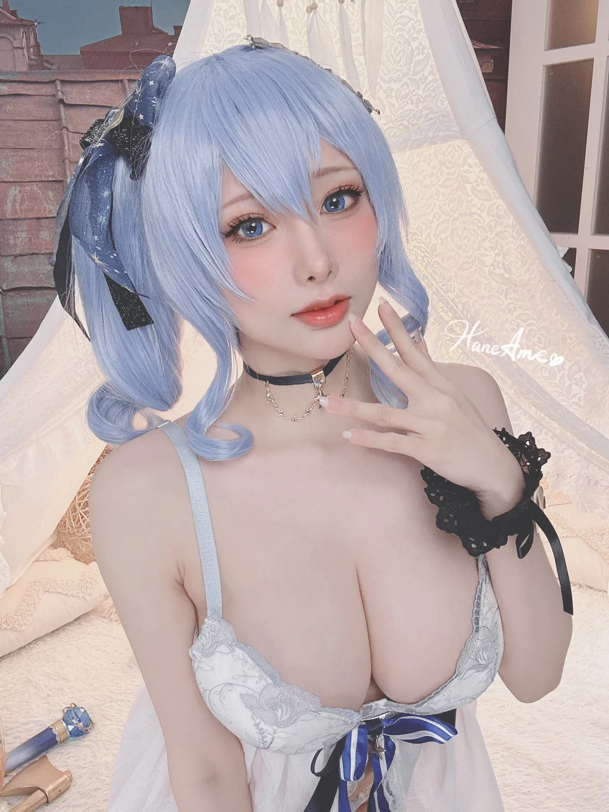 Xgyw.Org_Coser美女雨波_HaneAme4月合集主题性感连体衣+黑色内衣秀丰满身材诱惑写真148P
