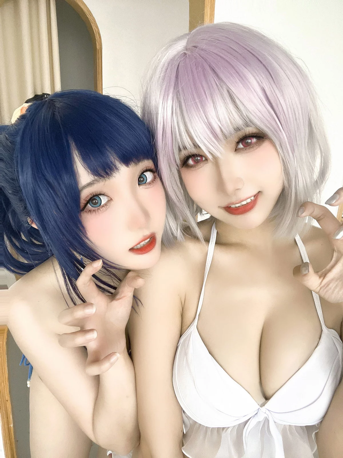 Xgyw.Org_微博妹子Momoko葵葵&瓜希酱新条茜泳装主题泳池性感比基尼秀完美身材诱惑写真85P