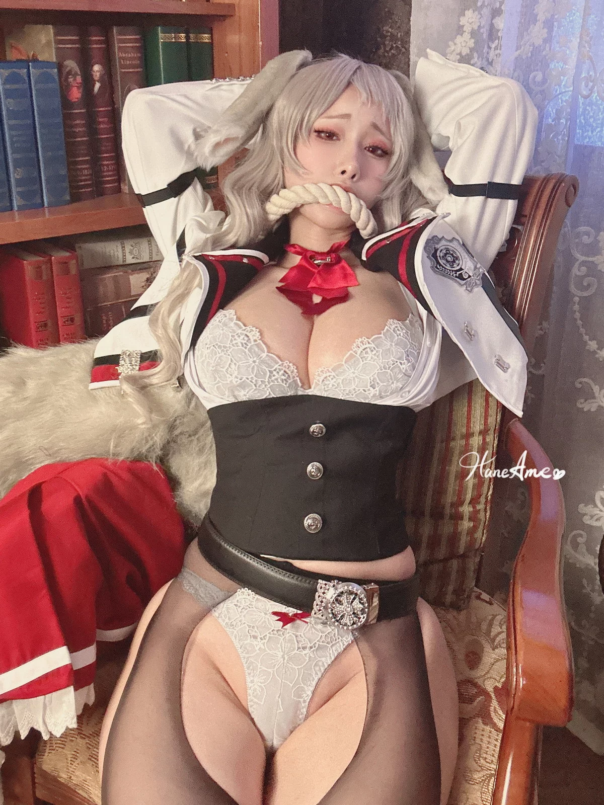 Xgyw.Org_Coser美女雨波Mushoku Tensei Persena主题私房情趣捆绑超薄黑丝秀翘臀诱惑写真34P