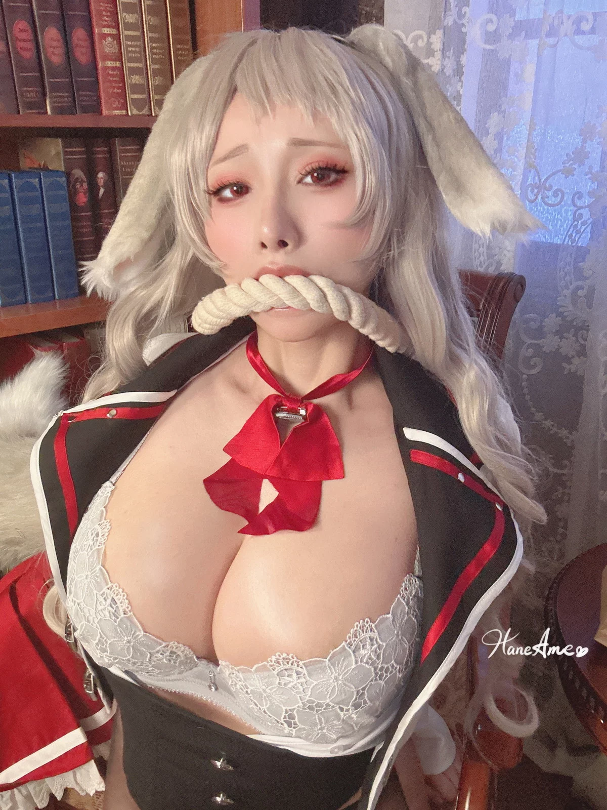Xgyw.Org_Coser美女雨波Mushoku Tensei Persena主题私房情趣捆绑超薄黑丝秀翘臀诱惑写真34P