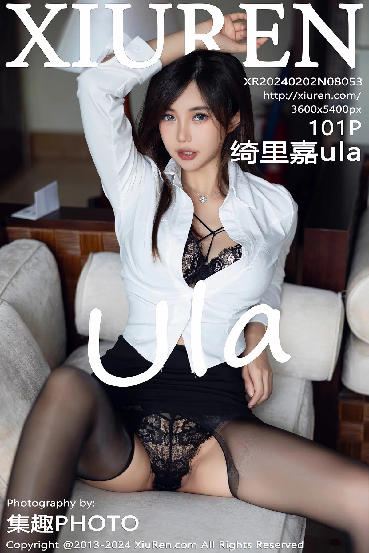 Xgyw.Org_XiuRen第8053期_女神绮里嘉ula性感白T配黑短裙露蕾丝内衣秀曼妙身姿诱惑写真101P