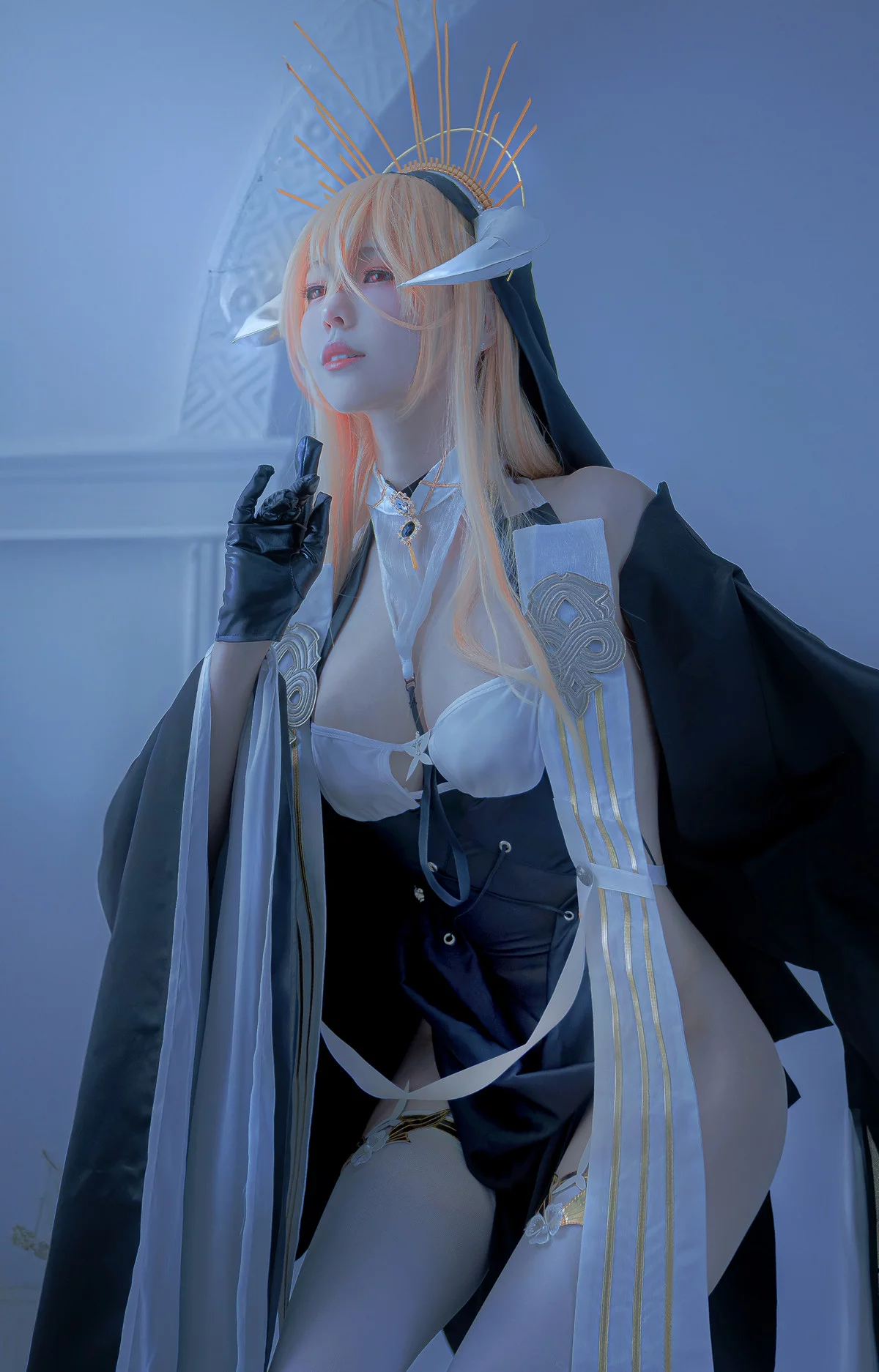 Xgyw.Org_Coser妹子Ely_eee-23年12月订阅主题性感修女装等三套服饰秀完美身材迷人诱惑写真71P