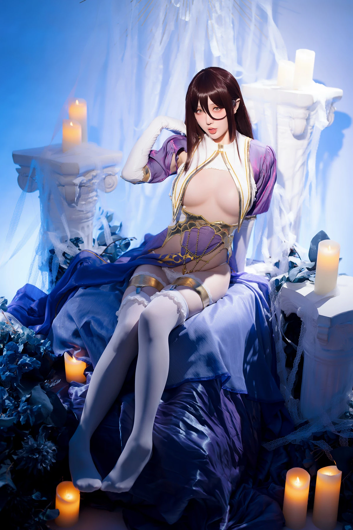 Xgyw.Org_Coser小姐姐星之迟迟彼得罗涅手办同人主题性感露胸情趣服饰配白丝袜完美诱惑写真91P