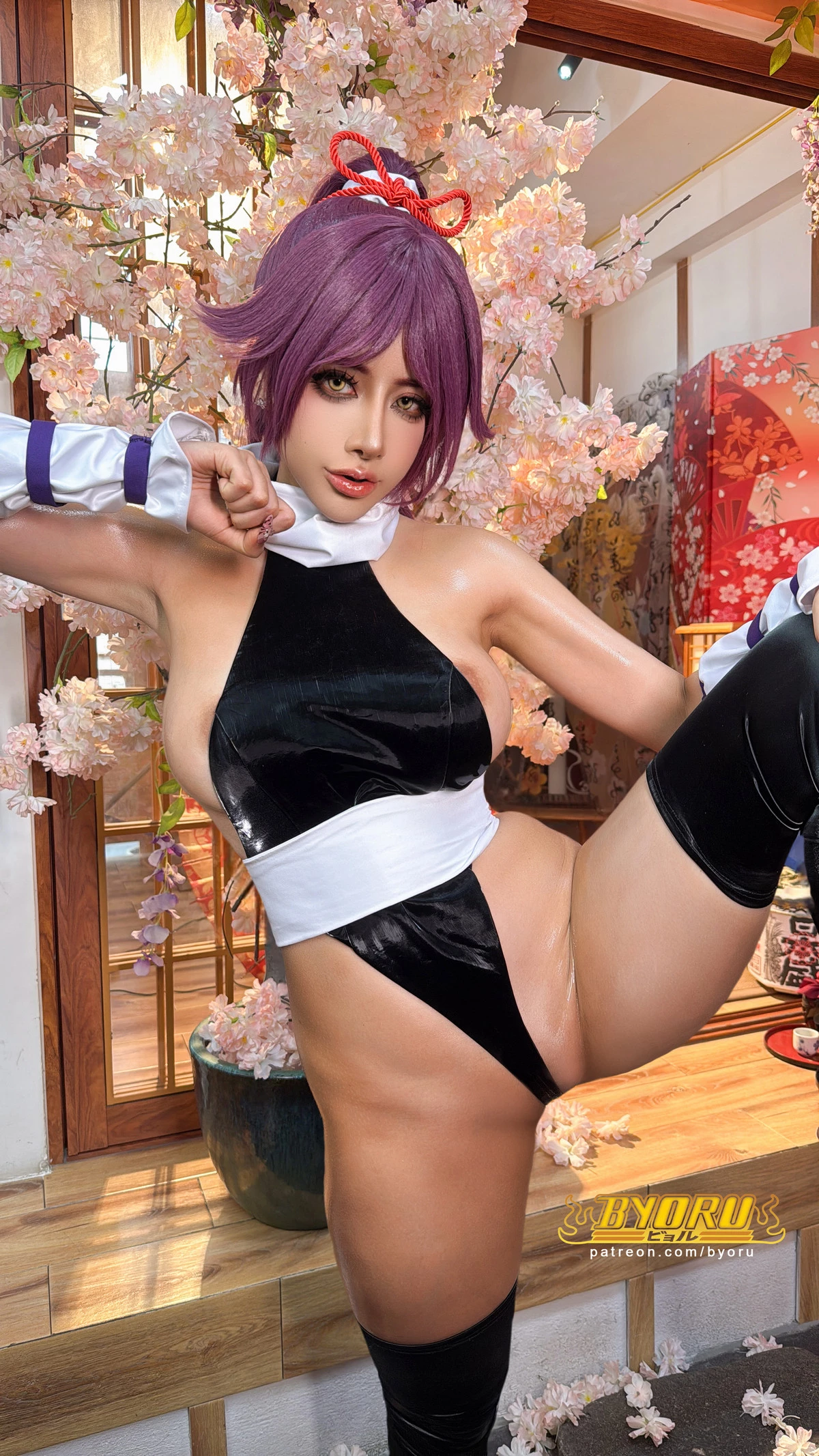 Xgyw.Org_日本性感萝莉Byoru-Yoruichi主题私房性感黑色情趣连体衣配黑丝袜秀惹火身材诱惑写真69P