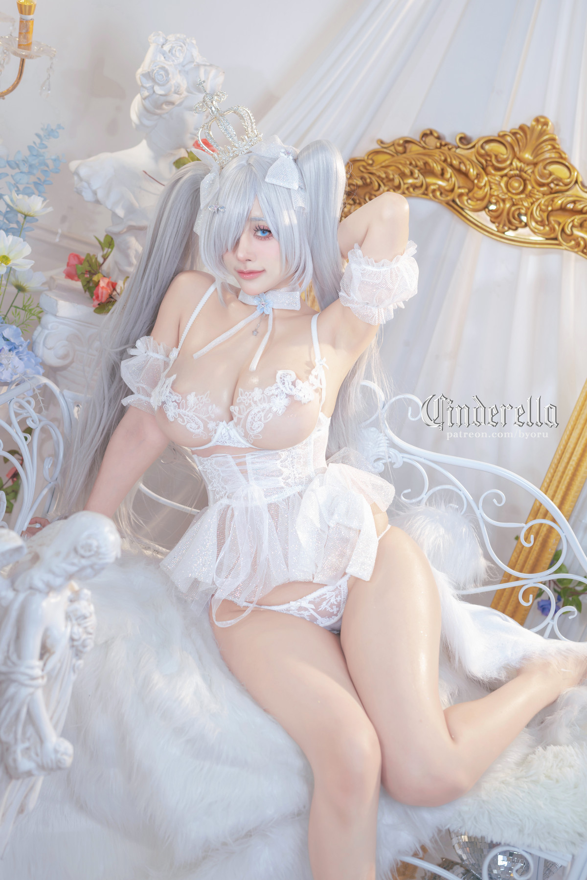 Xgyw.Org_日本性感萝莉Byoru-Cinderella主题性感白色薄纱裙露白色情趣内衣秀惹火身材诱惑写真63P