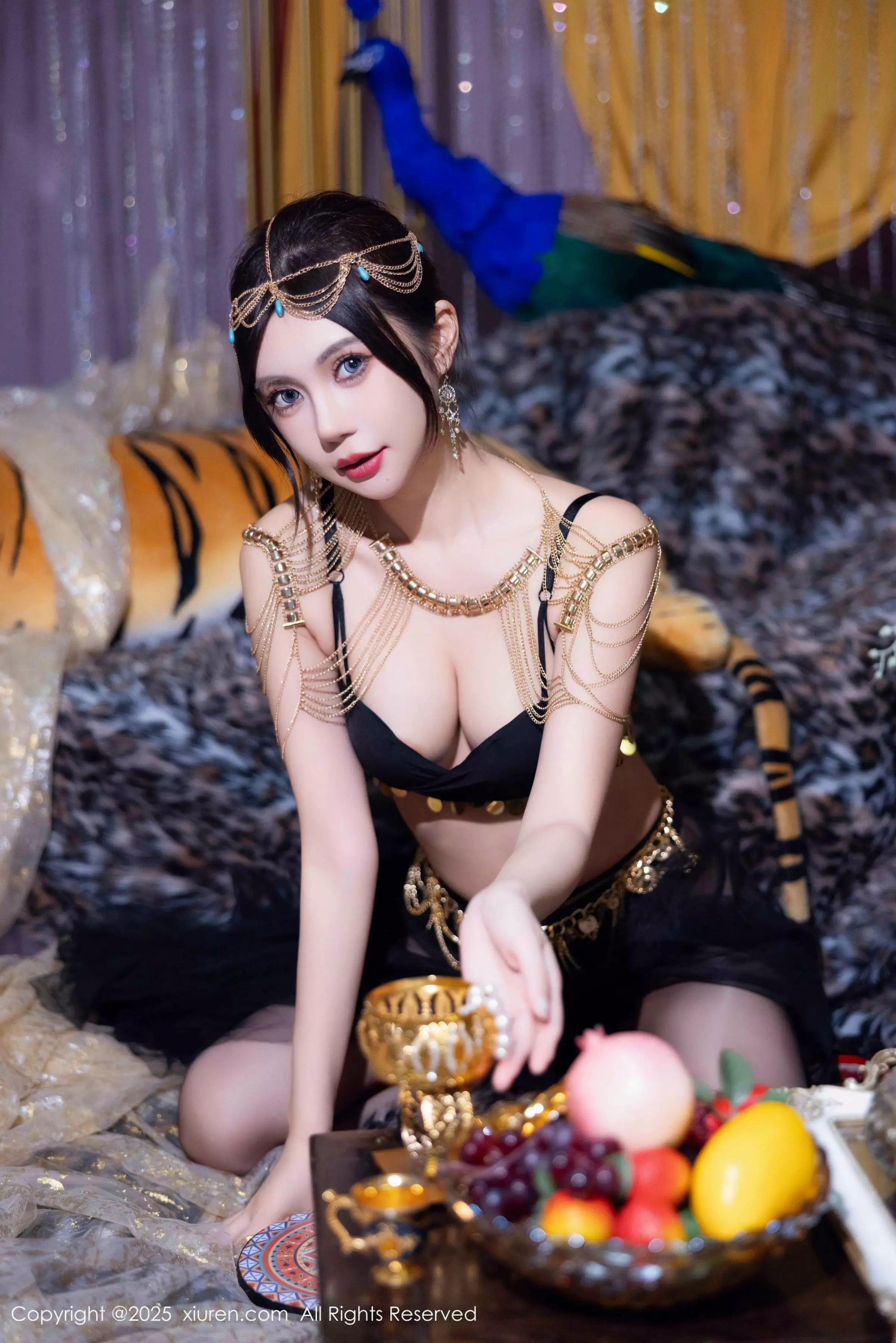Xgyw.Org_XiuRen第10018期_女神绮里嘉ula性感黑色轻透长裙露黑色内衣秀曼妙身姿诱惑写真79P