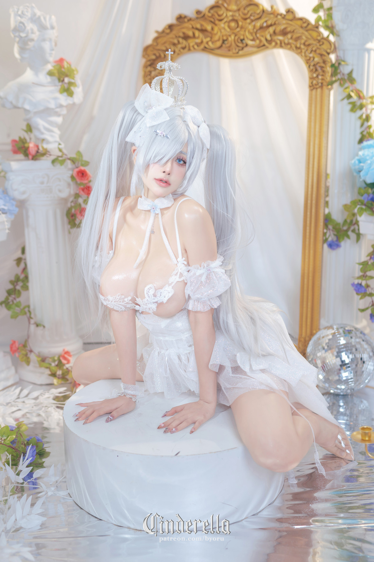 Xgyw.Org_日本性感萝莉Byoru-Cinderella主题性感白色薄纱裙露白色情趣内衣秀惹火身材诱惑写真63P