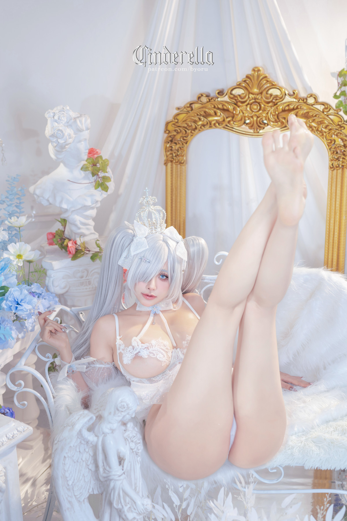 Xgyw.Org_日本性感萝莉Byoru-Cinderella主题性感白色薄纱裙露白色情趣内衣秀惹火身材诱惑写真63P