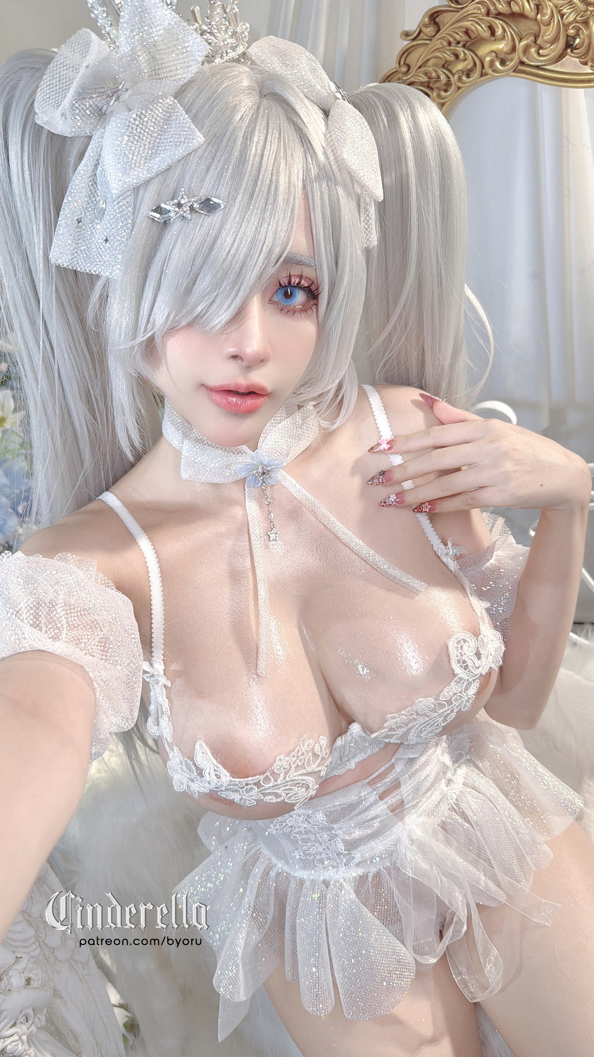 Xgyw.Org_日本性感萝莉Byoru-Cinderella主题性感白色薄纱裙露白色情趣内衣秀惹火身材诱惑写真63P