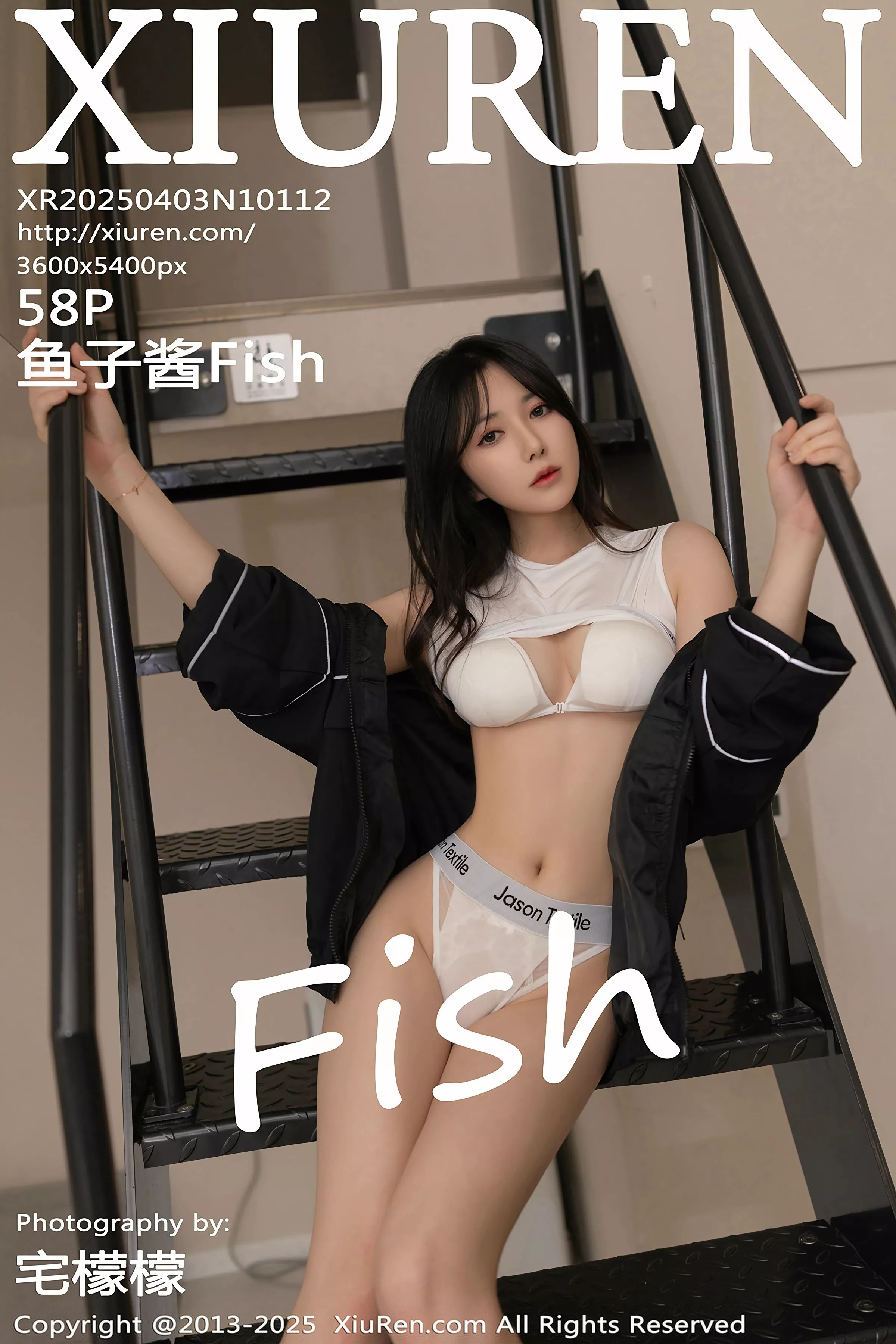 Xgyw.Org_XiuRen第10112期_模特鱼子酱Fish性感黑色运动服露白色内衣秀曼妙身材诱惑写真58P