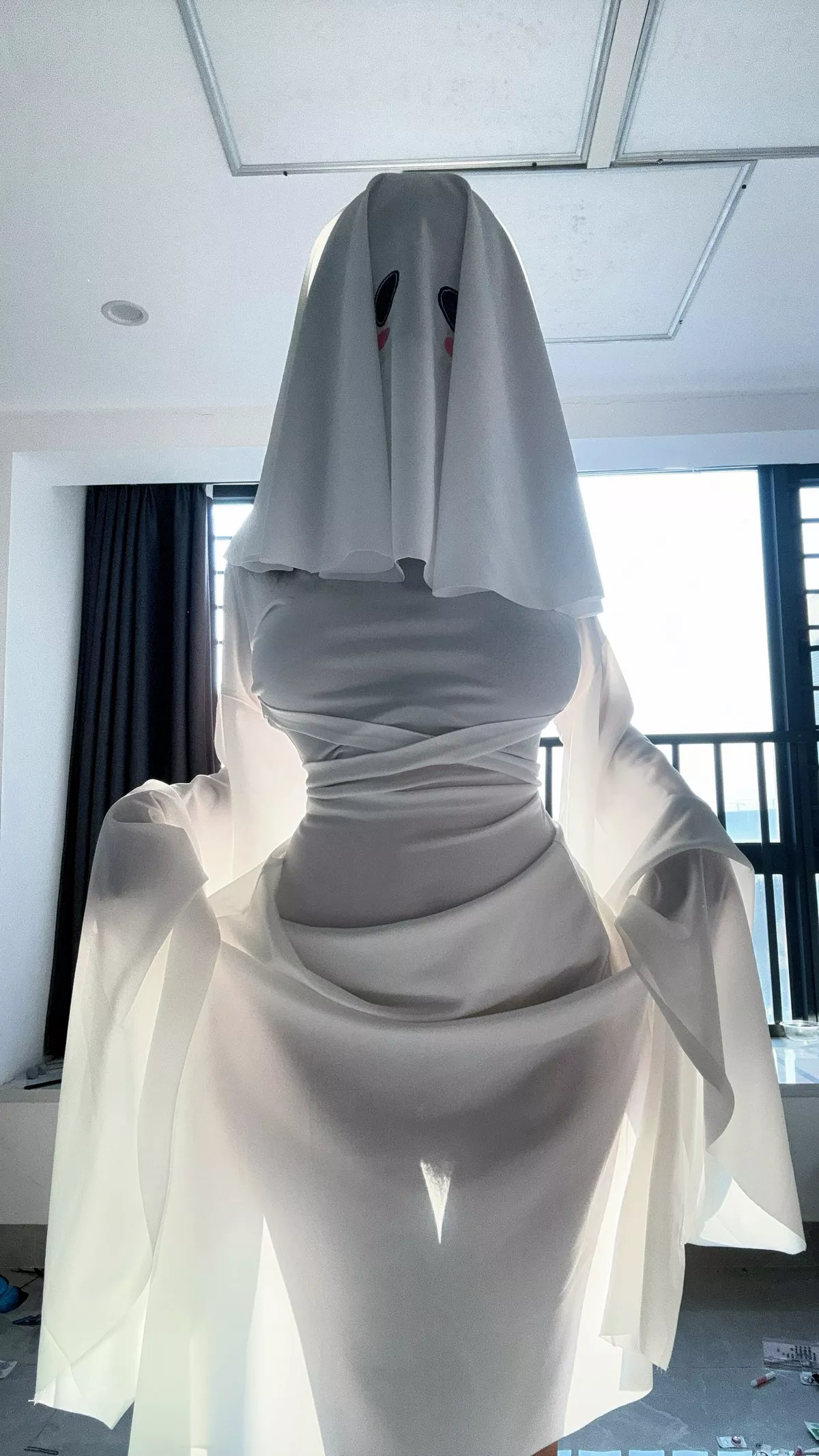 Xgyw.Org_鬼马少女阿薰kaOri魔女姐姐&幽灵娘主题性感黑色情趣内衣秀油亮肌肤惹火身材诱惑写真136P