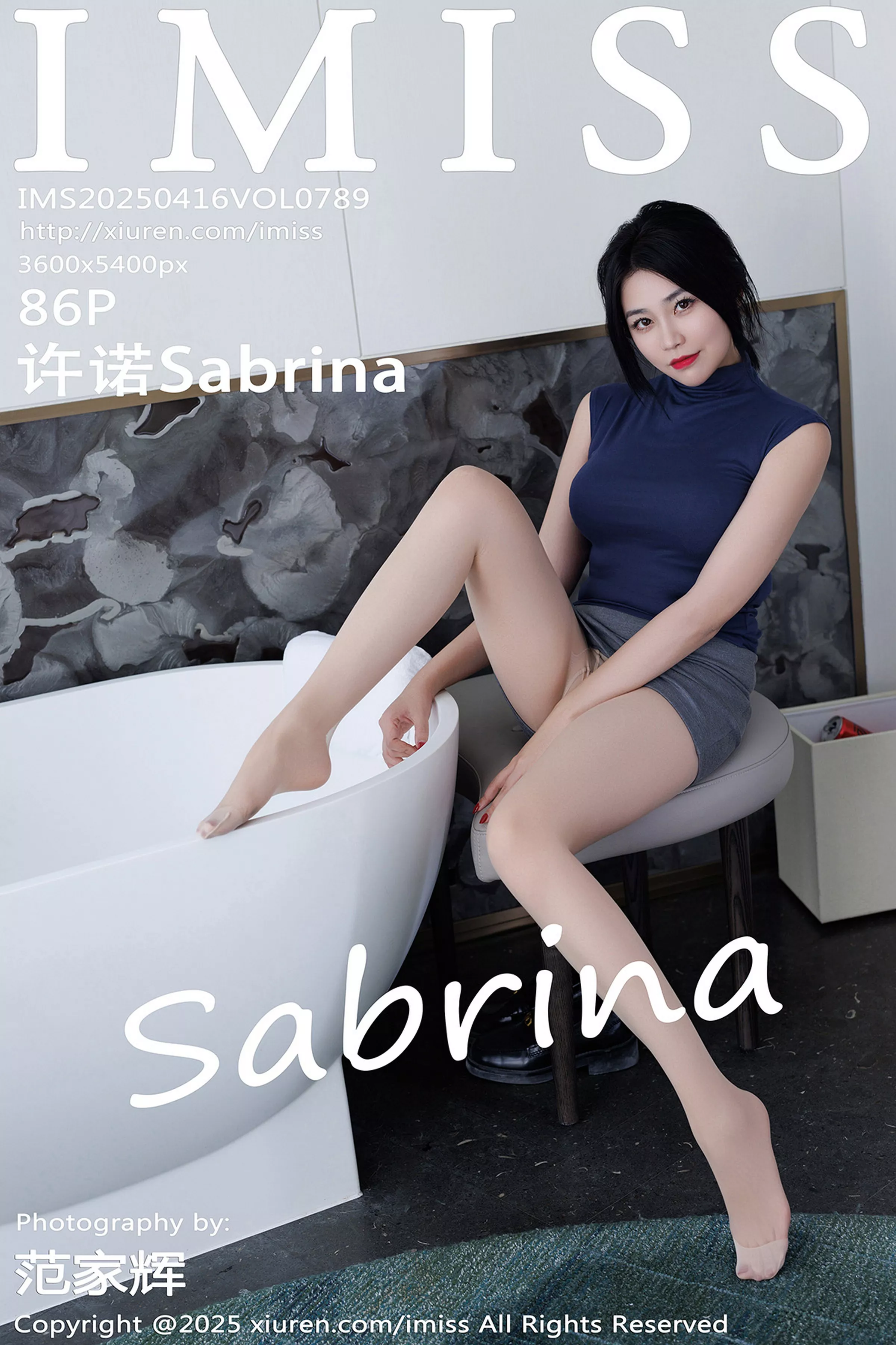 Xgyw.Org_[IMISS爱蜜社]Vol.789_气质女神许诺Sabrina性感灰色包臀裙配超薄肉丝秀美腿诱惑写真86P