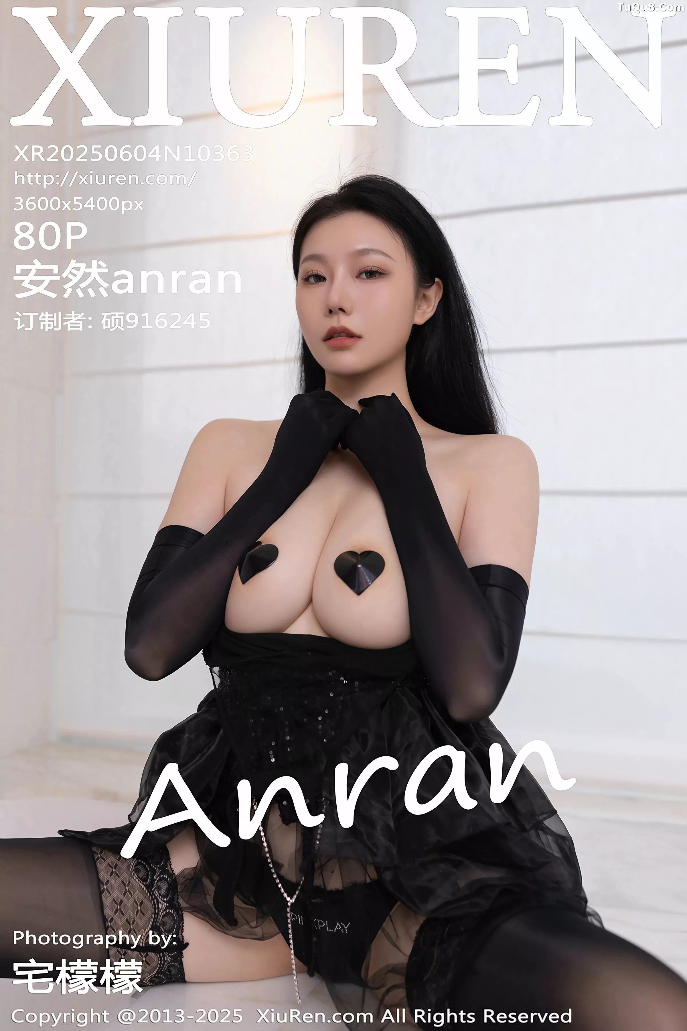Xgyw.Org_XiuRen第10363期_模特安然anran性感黑色芭蕾服配黑色丝袜秀曼妙身姿诱惑写真80P