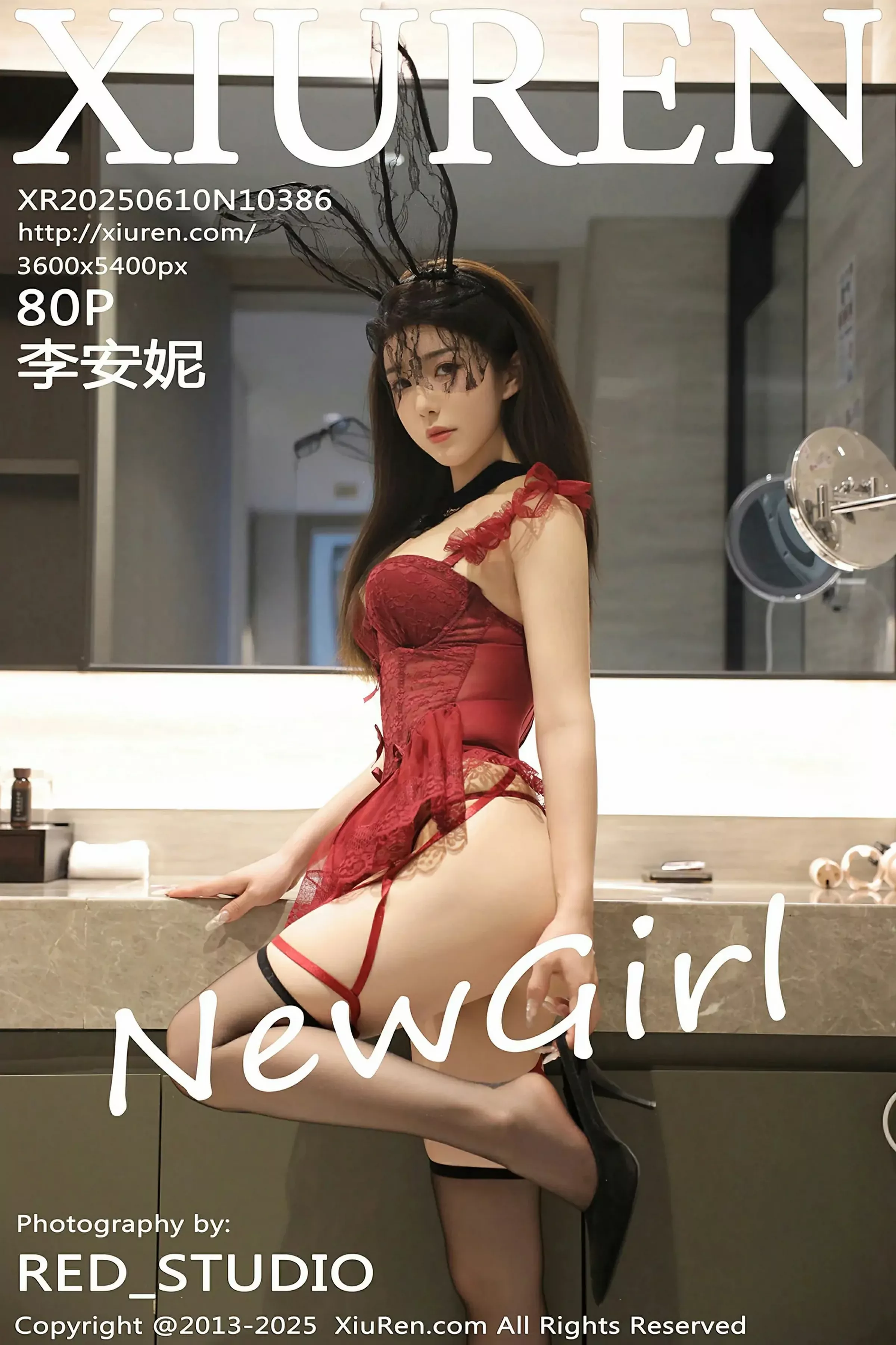 Xgyw.Org_[XiuRen秀人网]No.10386_新人模特李安妮性感红色情趣内衣配黑丝吊袜秀丰腴身材诱惑写真80P