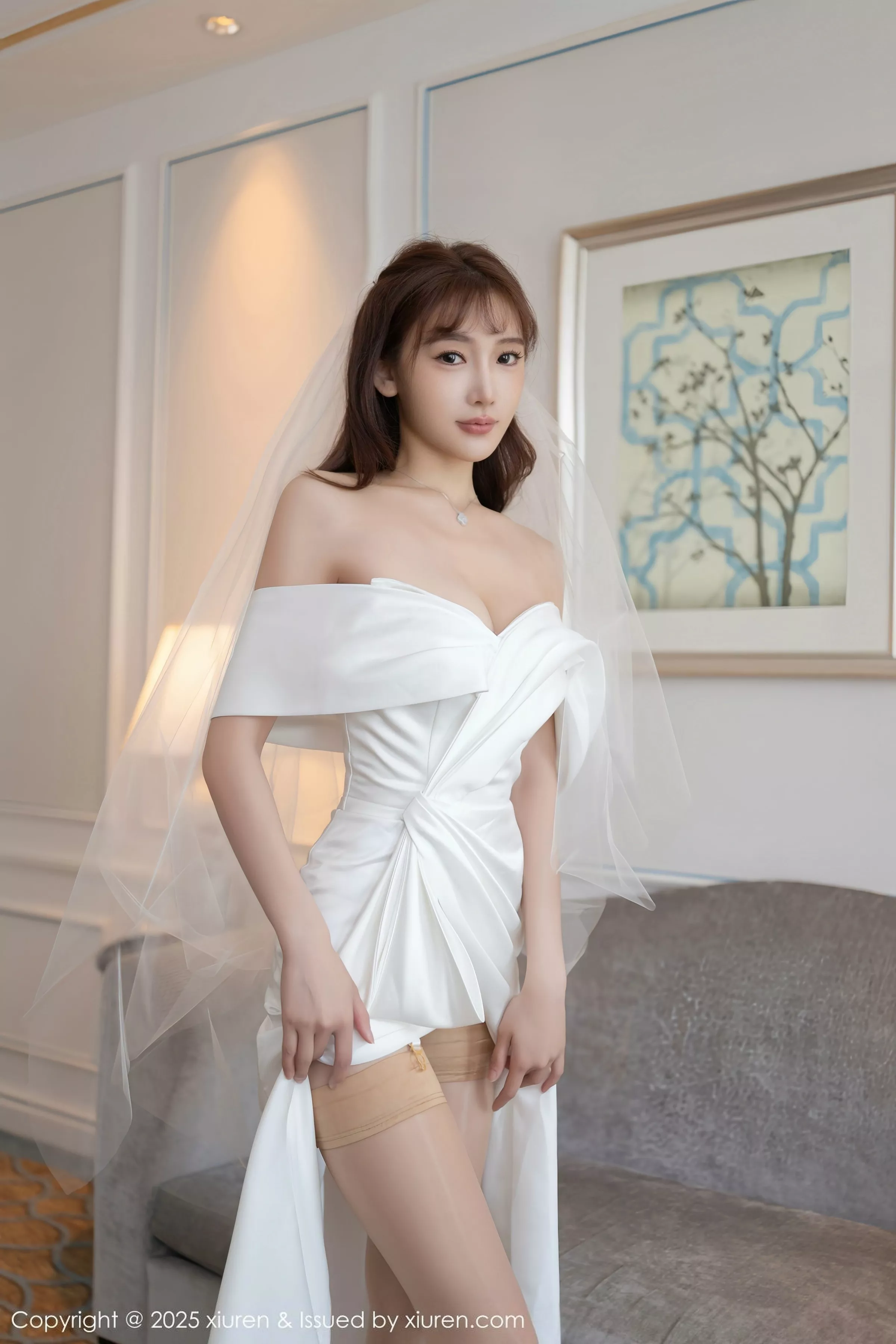 Xgyw.Org_[XiuRen秀人网]No.10535_模特陆萱萱性感白色蕾丝情趣婚纱配肉丝吊袜秀柔美身姿诱惑写真80P
