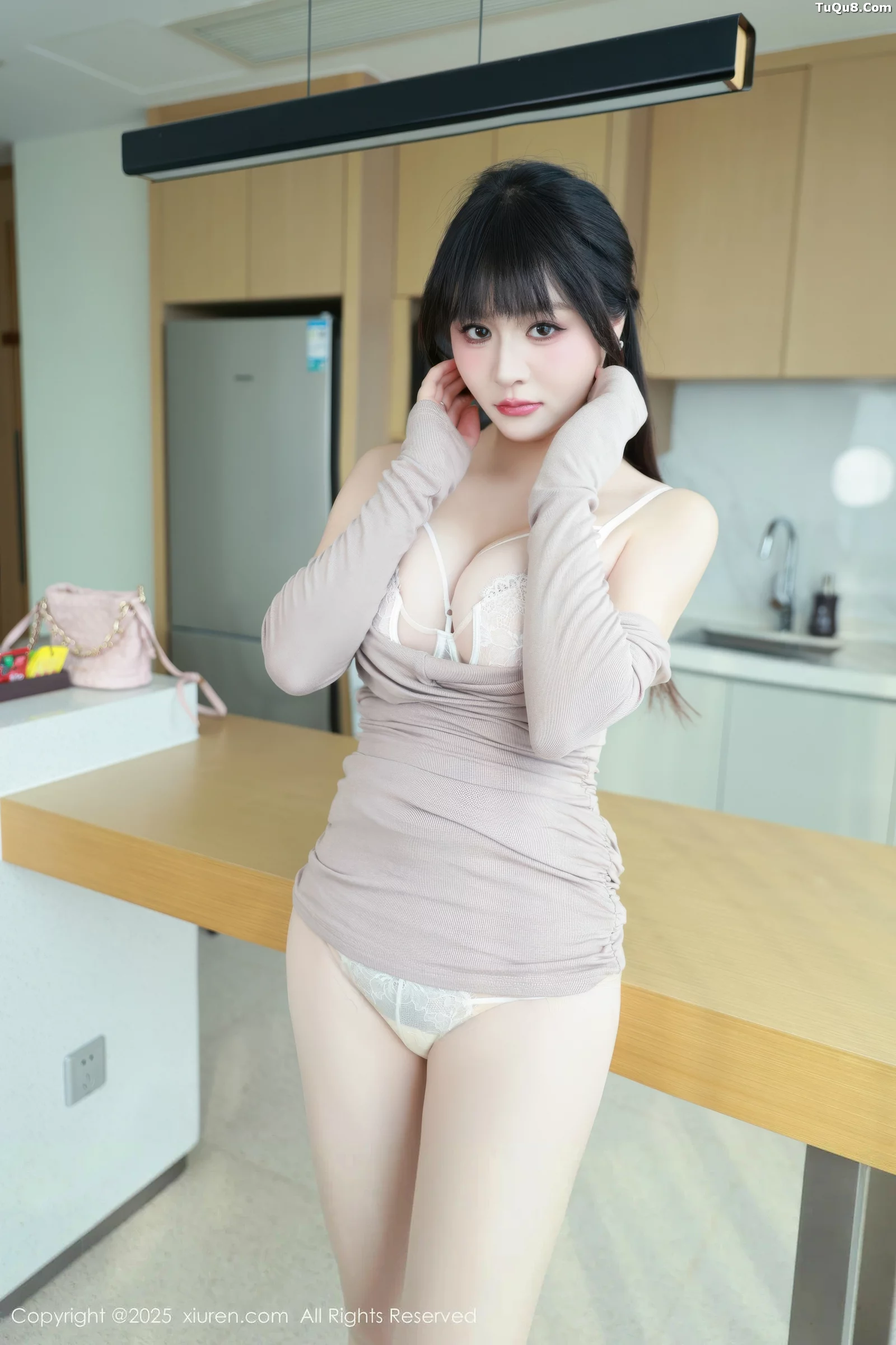 Xgyw.Org_[XiuRen秀人网]No.10718_模特南汐RuRu性感浅色连衣短裙露白色内衣秀完美身材诱惑写真86P