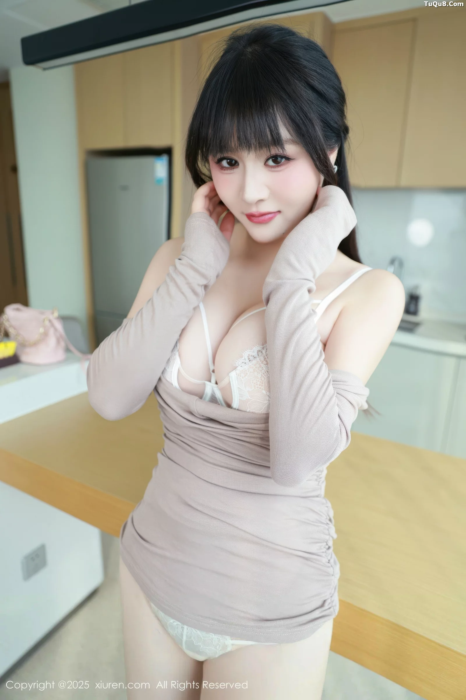 Xgyw.Org_[XiuRen秀人网]No.10718_模特南汐RuRu性感浅色连衣短裙露白色内衣秀完美身材诱惑写真86P