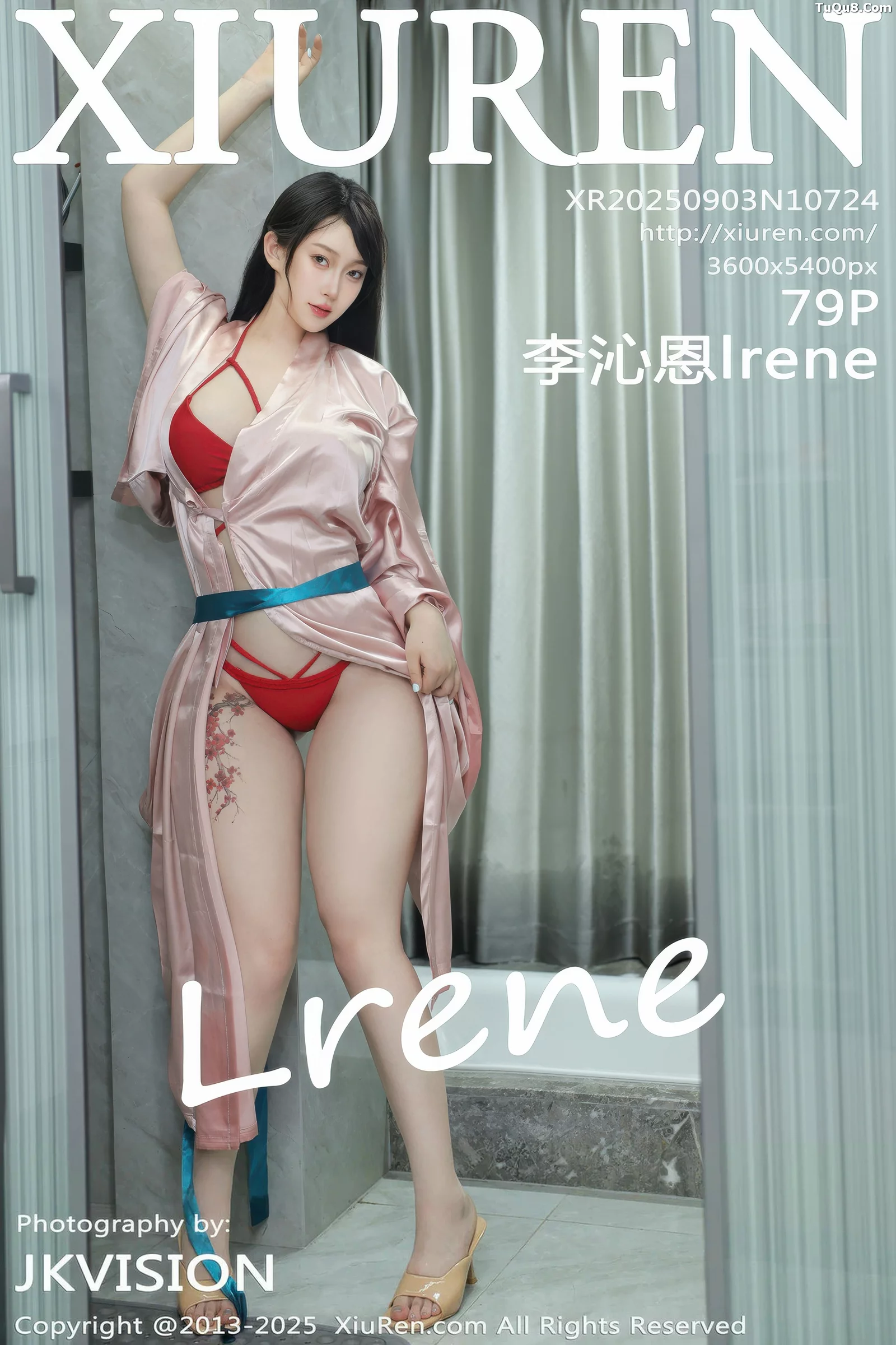 Xgyw.Org_[XiuRen秀人网]No.10724_模特李沁恩lrene浴室场景性感红色比基尼秀丰腴身材撩人诱惑写真79P