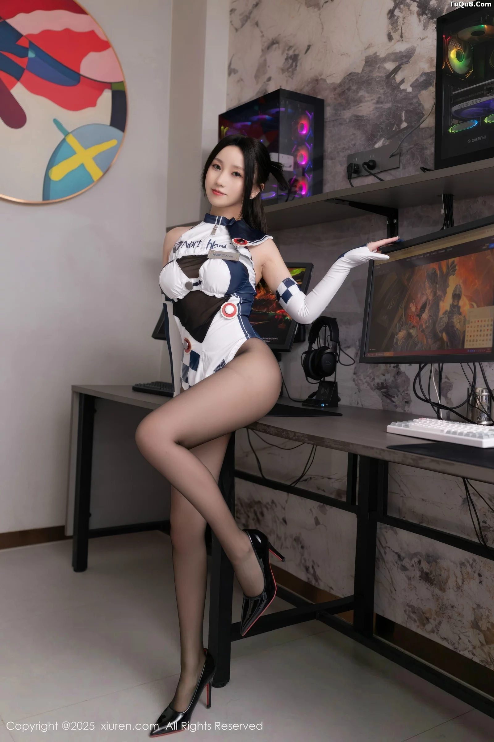Xgyw.Org_[XiuRen秀人网]No.10723_模特杏子Yada性感Cos连体服饰配超薄黑丝秀曼妙身姿诱惑写真72P