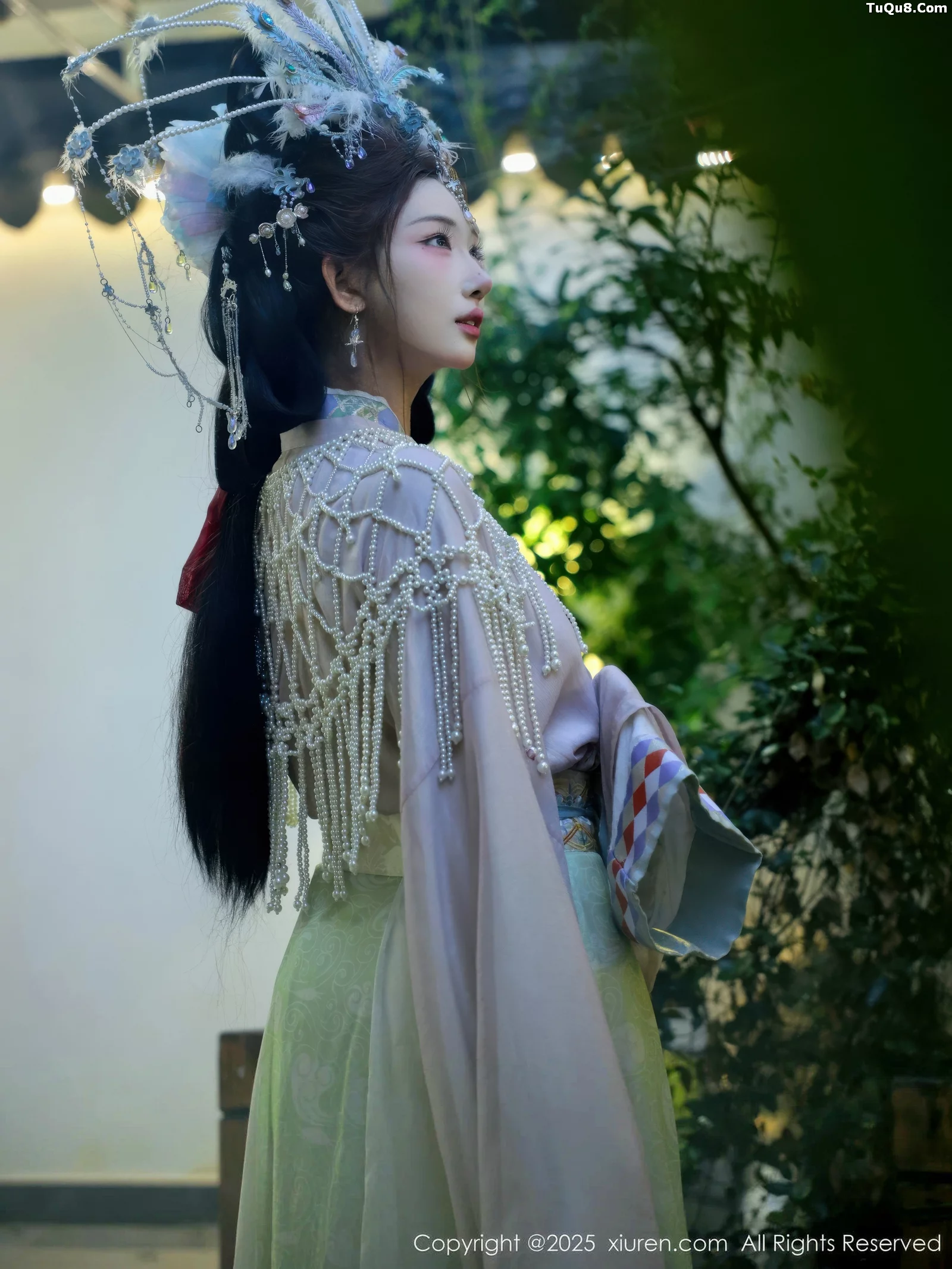 Xgyw.Org_[XiuRen秀人网]No.10736_模特金允希Yuki性感浅色古装薄纱服饰秀丰腴身材迷人诱惑写真80P